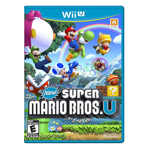 Nintendo New Super Mario Bros. U + New Super Luigi U - Wii U (usado)