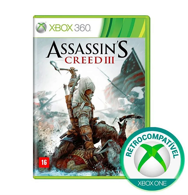 Assassins Creed III - Xbox 360 (usado)
