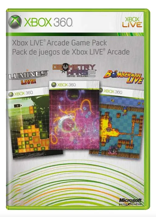 Xbox Live Arcade Pack (japão) - Xbox 360 (usado)