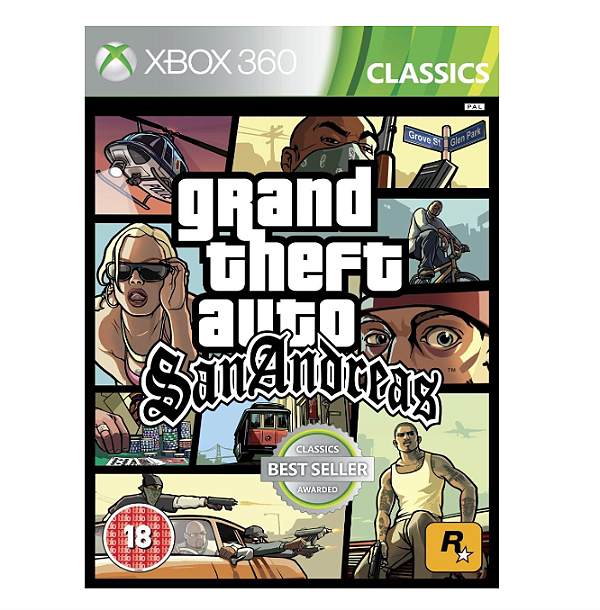 Grand Theft Auto: San Andreas - Xbox 360 (usado)