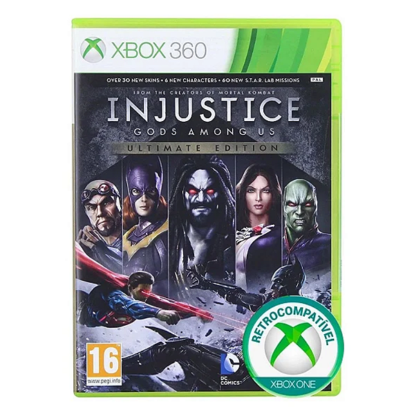 Injustice: Gods Among Us (Ultimate Edition) - Xbox 360 (usado)