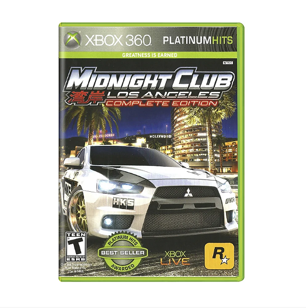 Midnight Club: Los Angeles - Xbox 360 (usado)