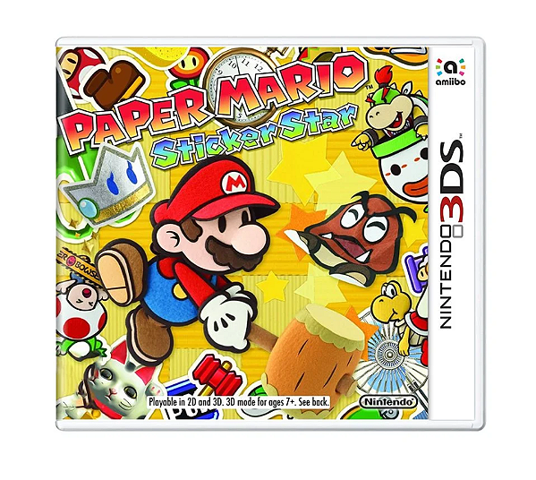 Paper Mario Sticker Star - 3DS (usado)