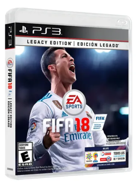 FIFA 18 - PS3 (usado)