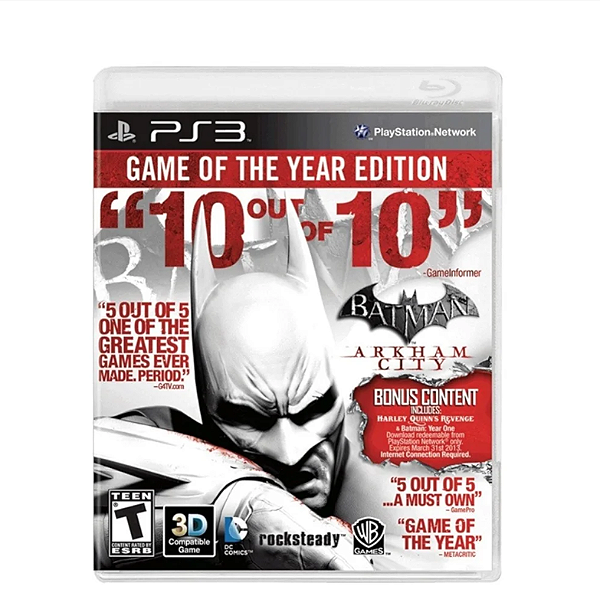 Batman: Arkham City - PS3 (usado)