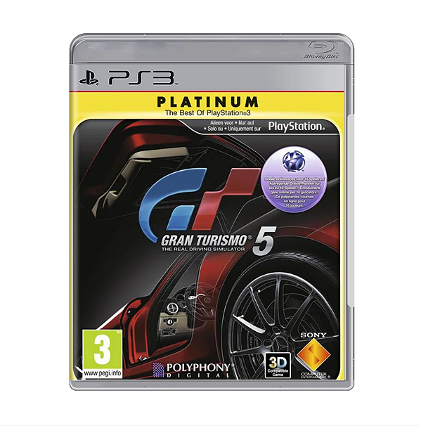 Gran Turismo 5 - PS3 (Platinum) (usado)
