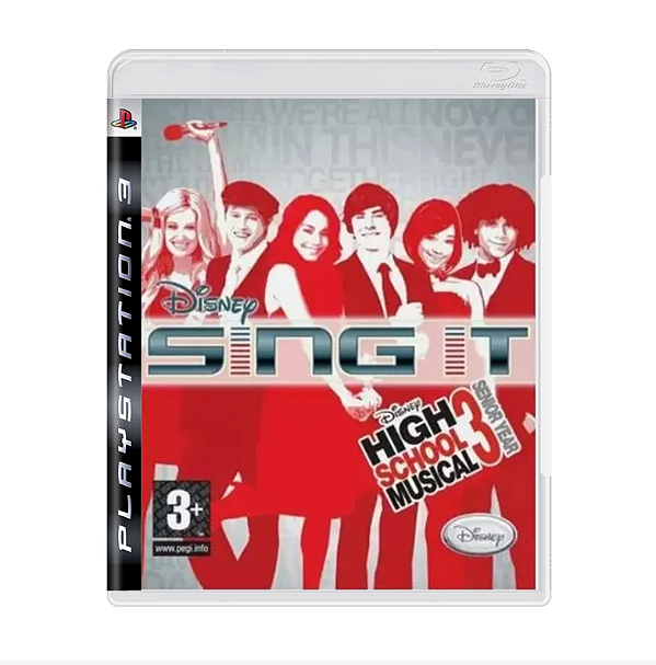 Disney Sing It High School Musical 3 - PS3 (usado)