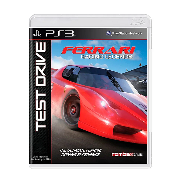 Test Drive Ferrari Racing Legends – PS3 (usado)
