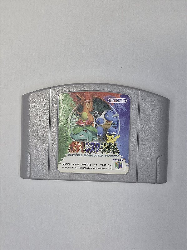 Pokémon Stadium - N64 (japonês) (usado)