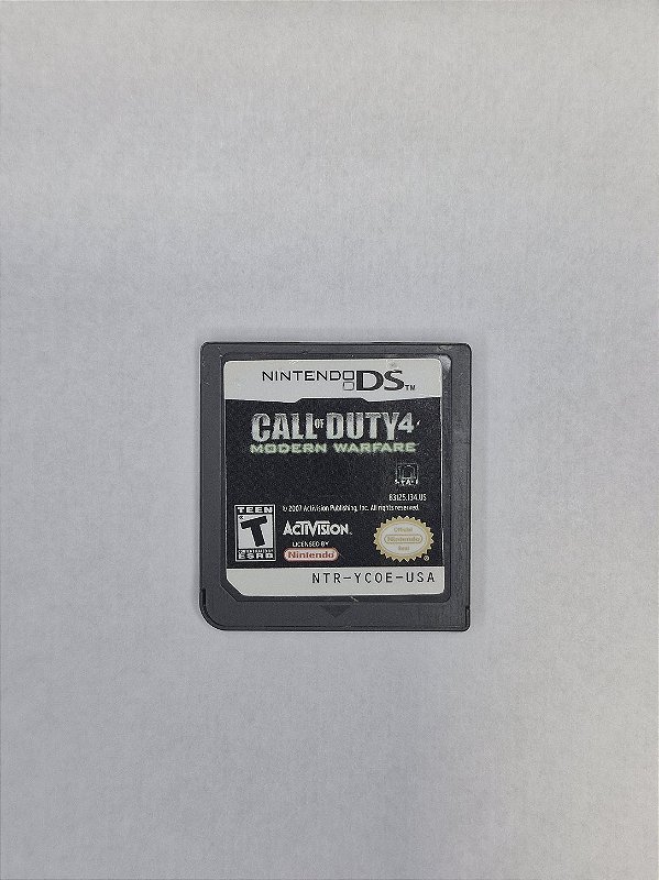 Call Of Duty 4 Modern Warfare - DS (usado) SOMENTE O CARTUCHO