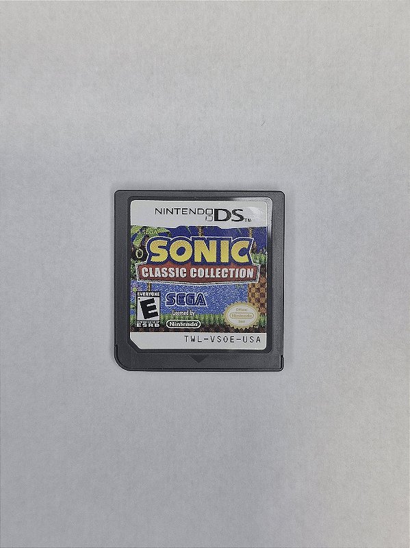 Sonic Classic Collection - Ds (Usado) SOMENTE O CARTUCHO