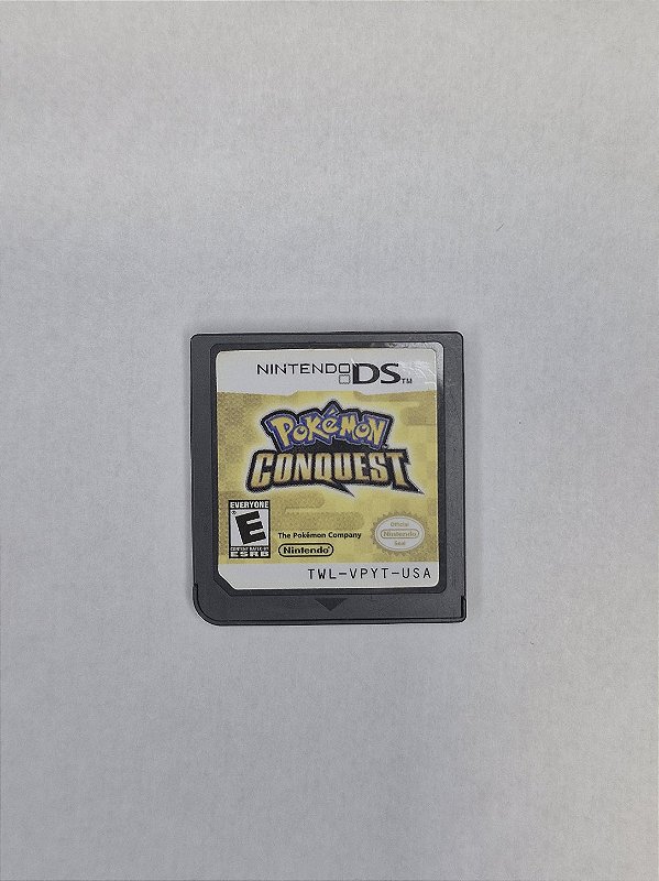 Pokemon Conquest - DS (usado) SOMENTE CARTUCHO