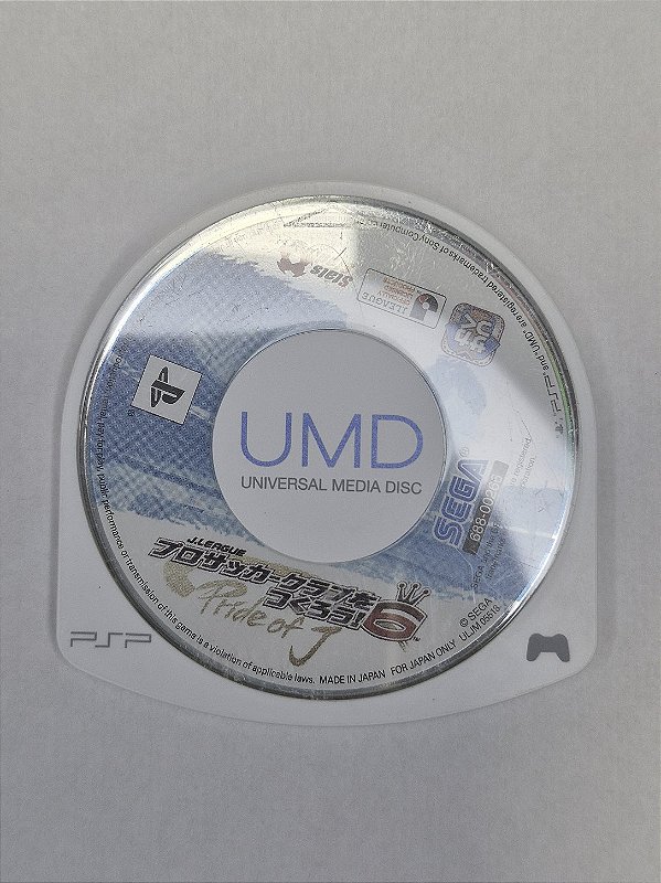 J-League Pro Soccer Club o Tsukurou! 6 - PSP (usado) SOMENTE O CD