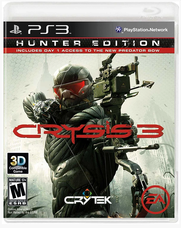 Crysis 3 Hunter Edition - PS3 (usado)