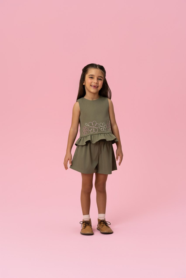 CONJUNTO INFANTIL MON SUCRÉ MARGARIDAS