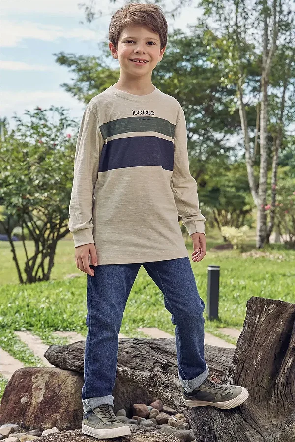 CAMISETA LUC BOO EM MALHA FLAMÊ INFANTIL MENINO – 89361