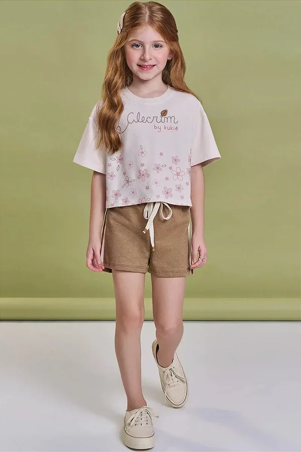 CONJUNTO BLUSA BOXY OVER E SHORTS EM MOLETOM KUKIÊ – 93837