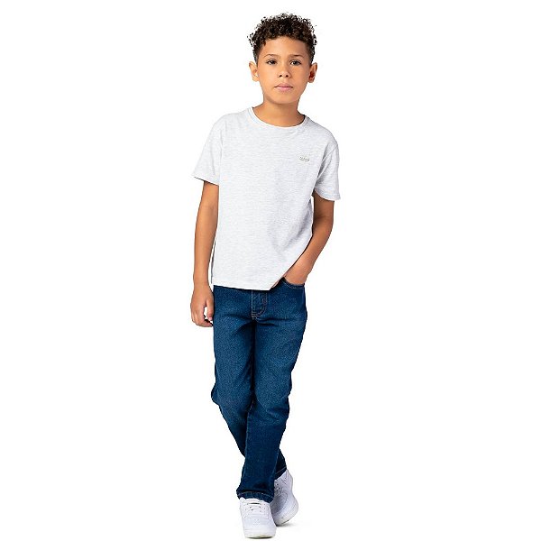 CALÇA JEANS MENINO MANIA KIDS – Referência: 3305 – Jeans Escuro