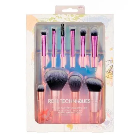 Kit Real Techniques 10 Pincéis + Bolsa Travel