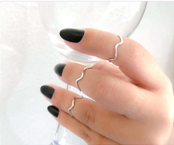 Anel de Falange Sirens em Aço Inox