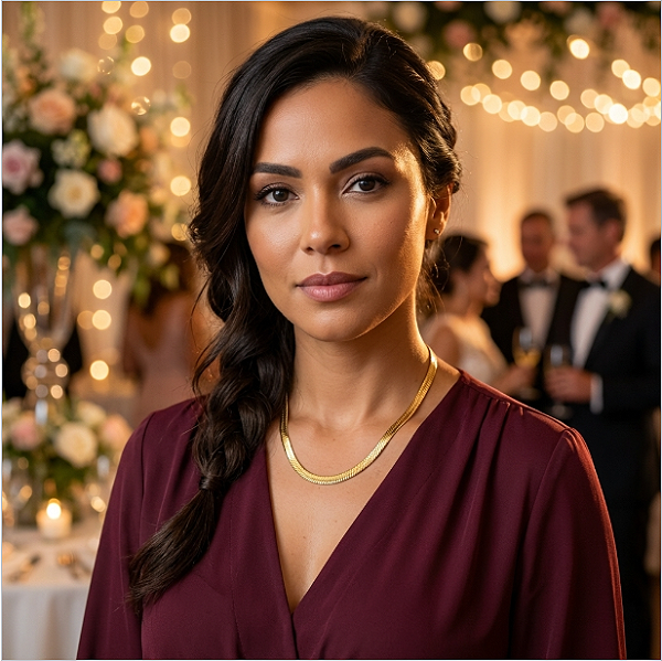 Colar Epona em Aço Inox Dourado