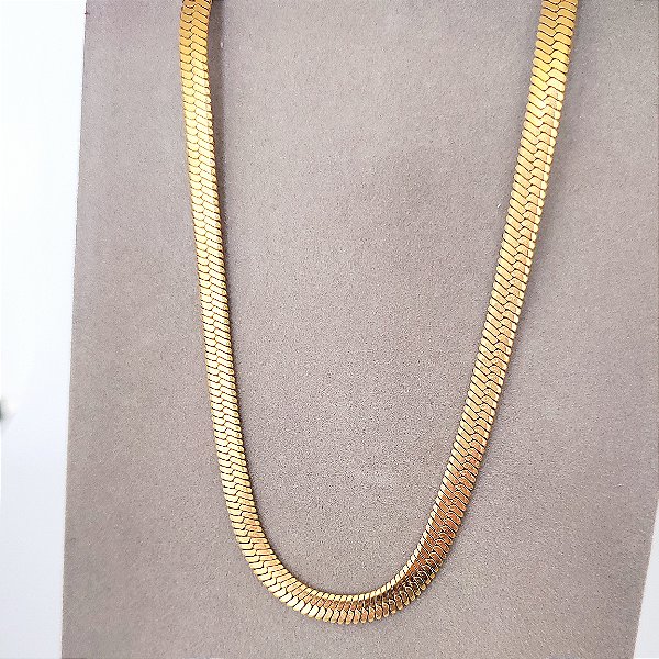 Colar Epona em Aço Inox Dourado