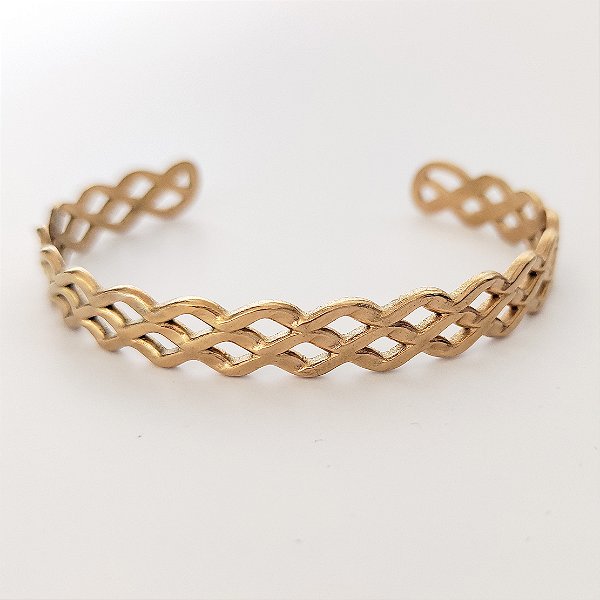 Bracelete Libertas em Aço Inox