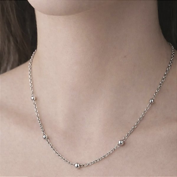 Choker Shanti em Aço Inox