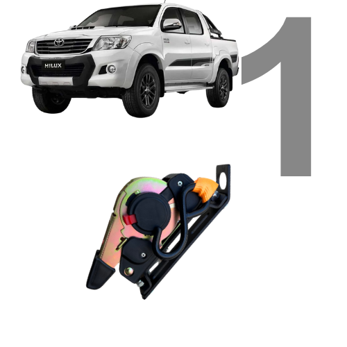 Catraca Fixa - Hilux (2006-2015) – Kit 1 Unidade | RastroFix