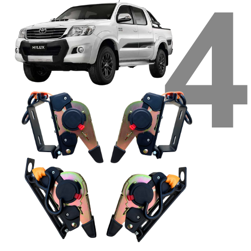 Catraca Fixa - Hilux (2006-2015) – Kit 4 Unidades | RastroFix