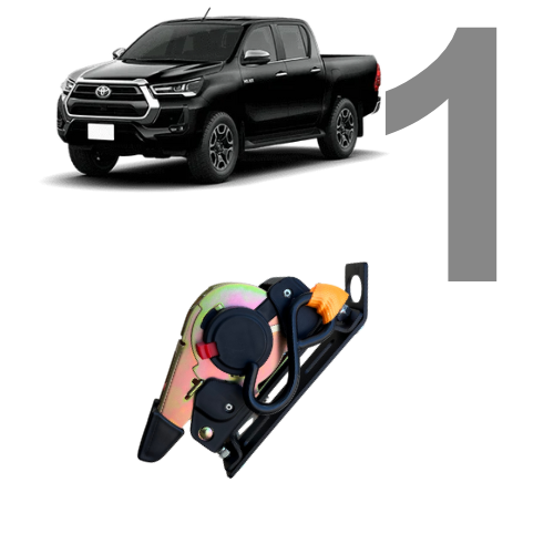 Catraca Fixa - Hilux (2016-2026) – Kit 1 Unidade | RastroFix