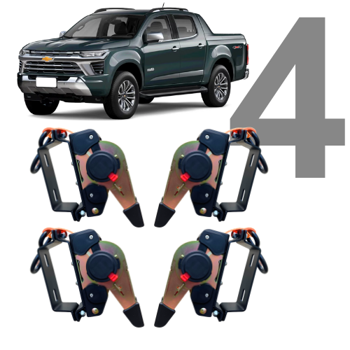 Catraca Fixa - S10 (2017-2026) – Kit 4 Unidades | RastroFix