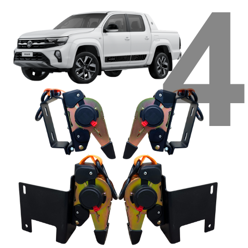 Catraca Fixa - Amarok (2010-2026) – Kit 4 Unidades | RastroFix