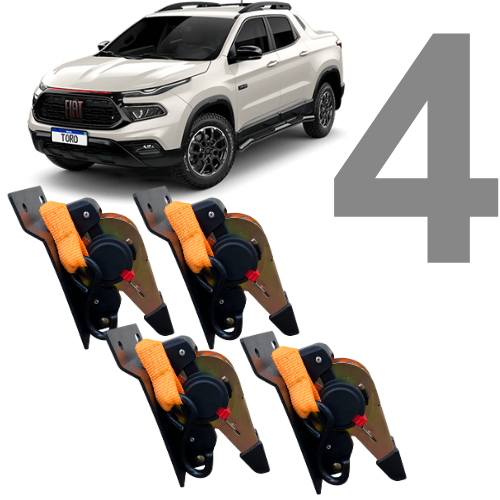 Catraca Fixa - Toro (2016-2026) – Kit 4 Unidades | RastroFix