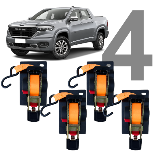 Catraca Fixa - Rampage (2023-2026) – Kit 4 Unidades | RastroFix