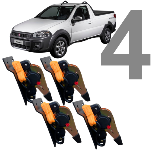 Catraca Fixa - Strada (2013-2020) – Kit 4 Unidades | RastroFix