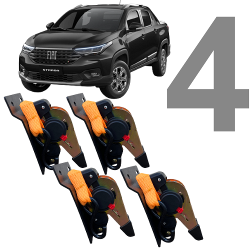 Catraca Fixa - Strada (2021-2026) – Kit 4 Unidades | RastroFix