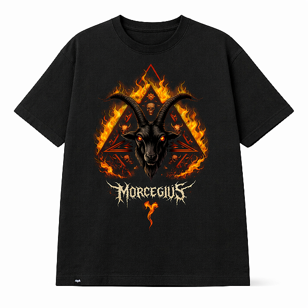 Camiseta Oversized- Infernal Crown