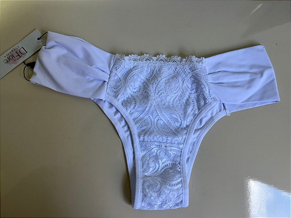 Calcinha Renda Branca