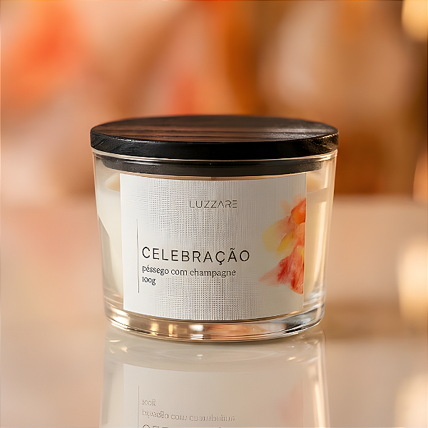 Vela Aromática 100g Pêssego com Champagne