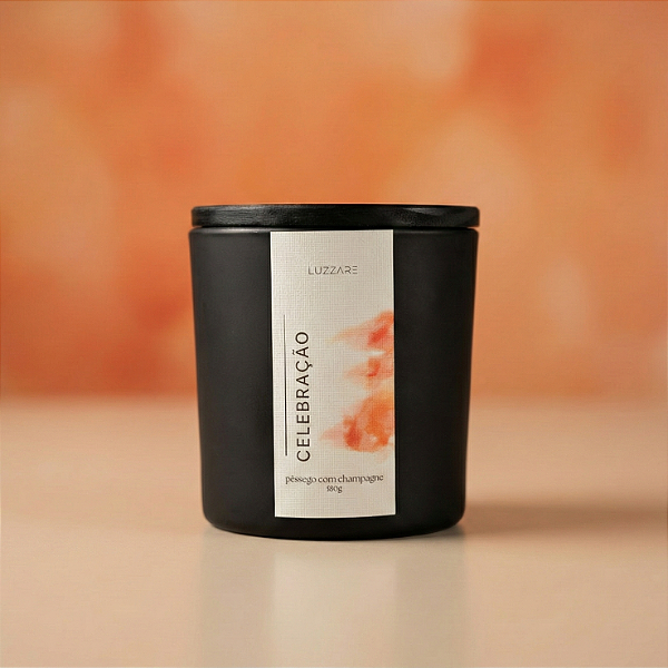Vela Aromática 180g Pêssego com Champagne