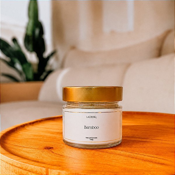 Vela Perfumada Premium 140g Bamboo