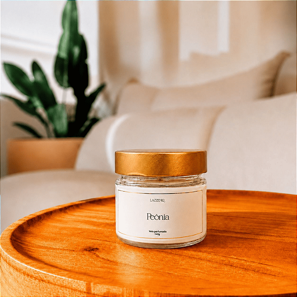 Vela Perfumada Premium 140g Peônia