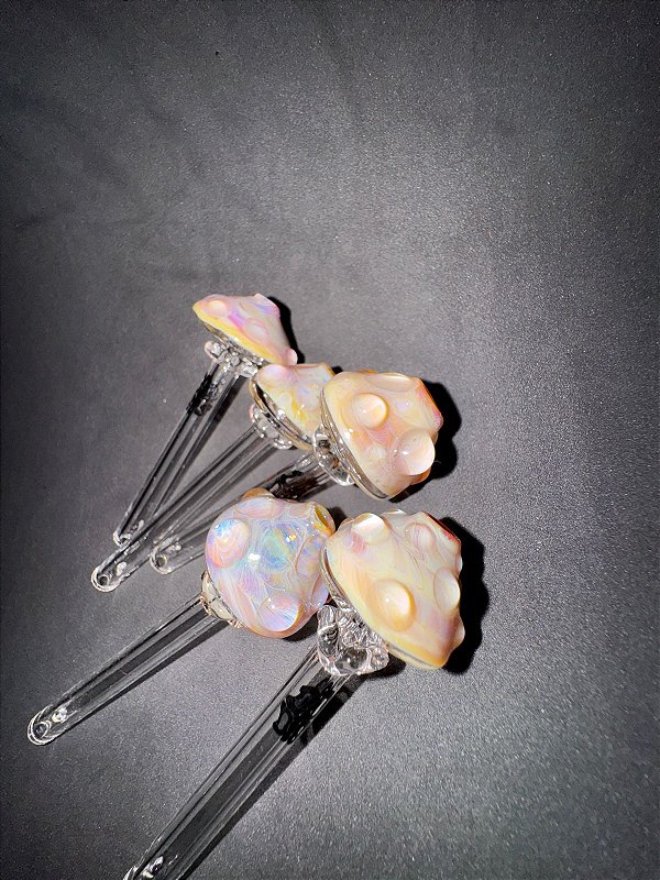 Piteira de Vidro - Cogumelo 7CM X 6MM