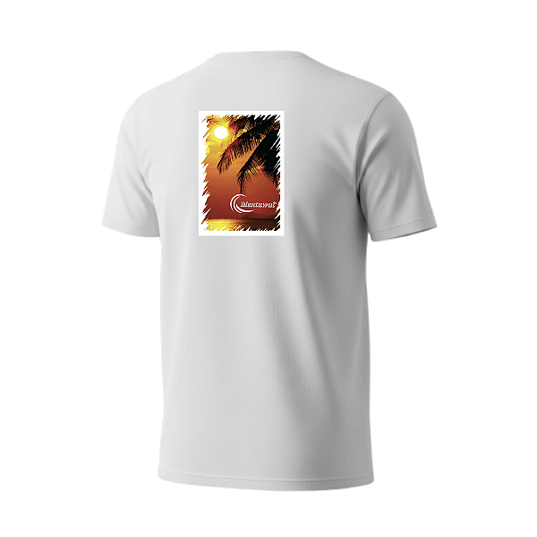 Camisa Por do Sol 100% Algodão Fio 30.1 Penteado Premium