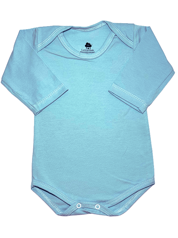 Body Manga Longa Liso Menino Cotton - unidade