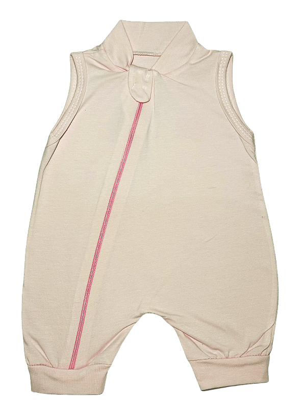 Macacão Regata Liso Menina Cotton - unidade