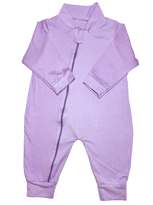 Macacão Manga Longa Liso Menina Cotton - unidade