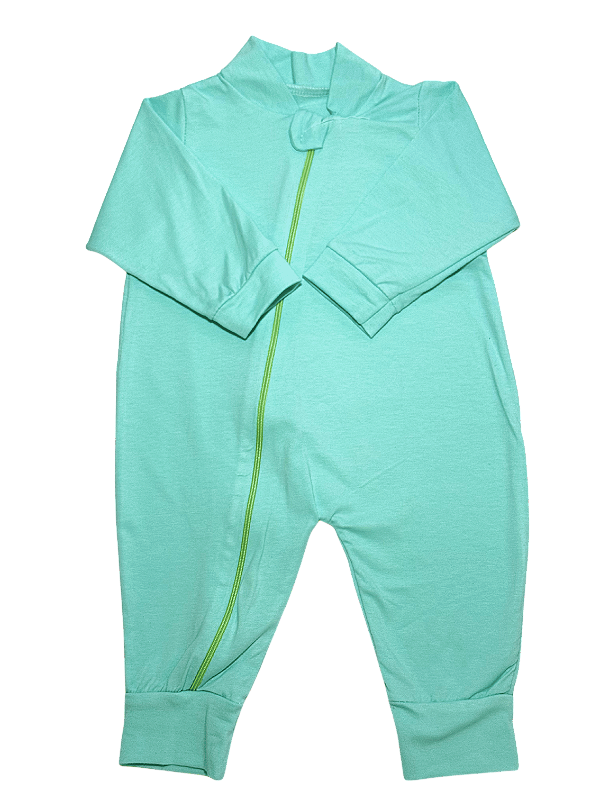 Macacão Manga Longa Liso Menino Cotton - unidade