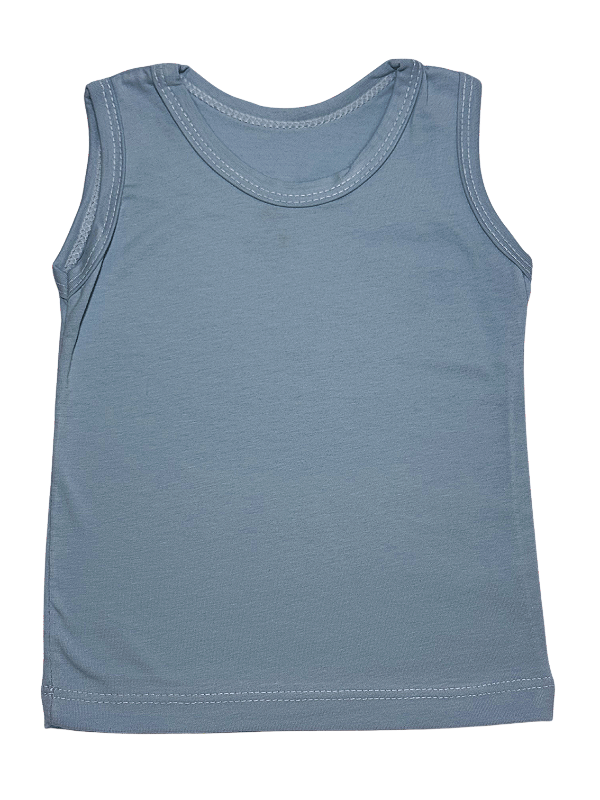 Camisa Regata Lisa Menino Cotton 123- unidade